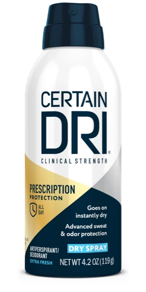 Certain Dri Prescription Strength Dry Spray