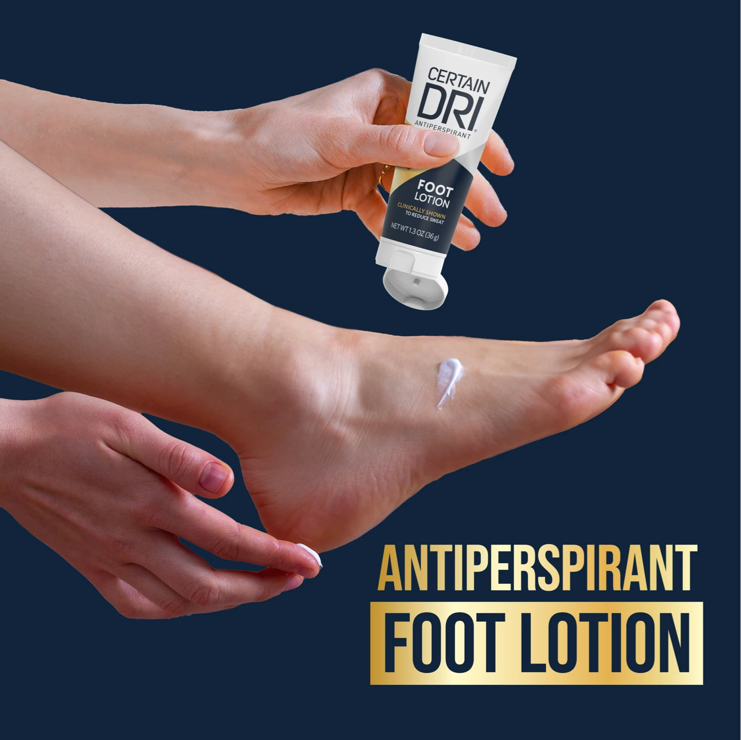 Antiperspirant Foot Lotion Slide 3