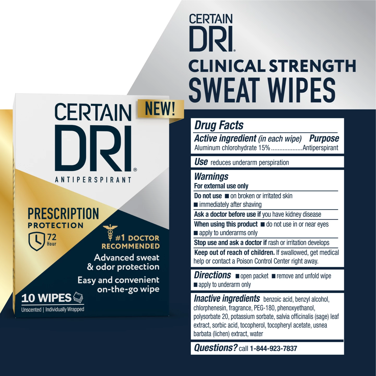 Prescription Strength Antiperspirant Wipes Slide 4