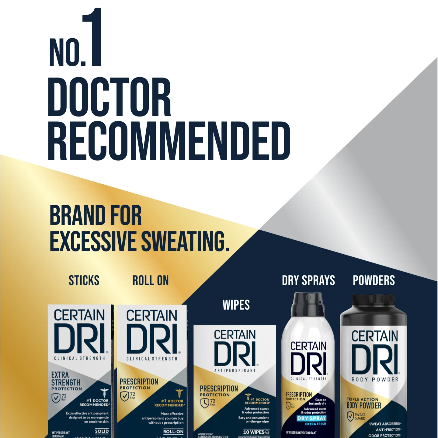 Prescription Strength Antiperspirant & Deodorant Dry Spray Slide 6