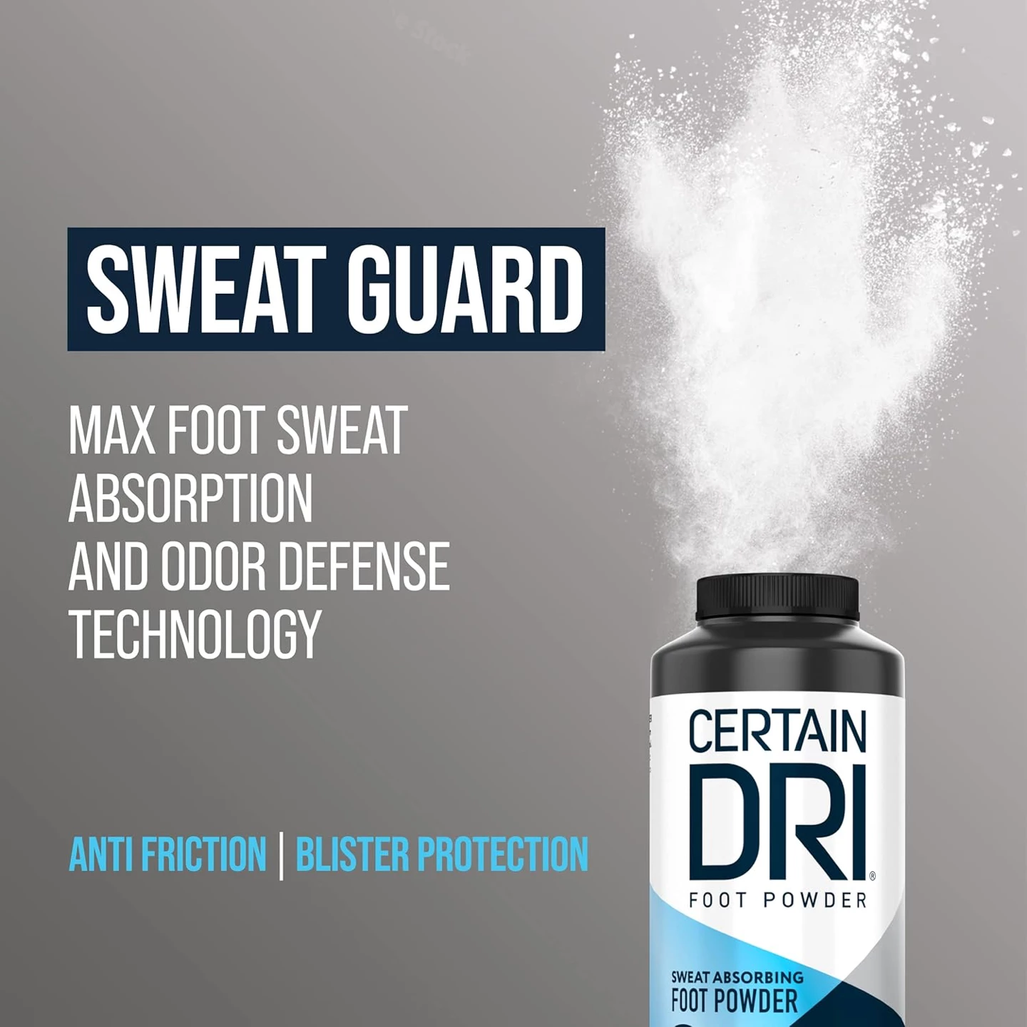 Sweat Absorbing Foot Powder Slide 3