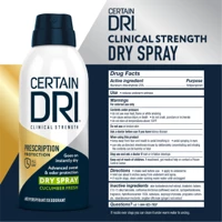 Prescription Strength Antiperspirant & Deodorant Dry Spray Slide 5